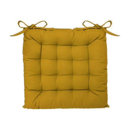 Galette de chaise ocre