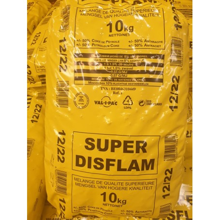 Charbon 12-22 super DISFLAM sac de 10 kgs