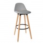 Tabouret de bar gris Maxon