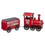 Train de Noël rouge