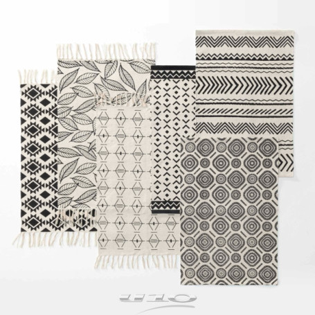 Tapis à franges 60x90 cm Kendi