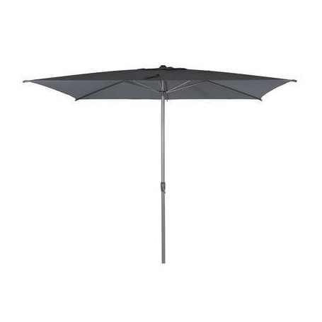 Parasol droit Loompa 2x3m inclinable ardoise