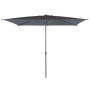Parasol droit Loompa 2x3m inclinable ardoise