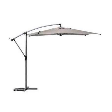 Parasol décentré Manoa 3m taupe