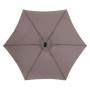 Parasol décentré Manoa 3m taupe