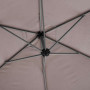 Parasol décentré Manoa 3m taupe