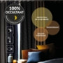 Rideau isolant occultant Polarine gris