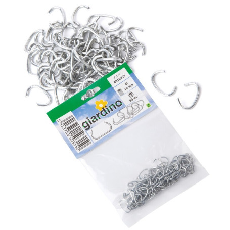 Crampons galvanisés 19mm 80 pièces