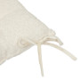 Galette de chaise bouclette soana ivoire 38x38 cm