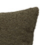 Coussin bouclette soana kaki 45x45 cm