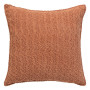 Coussin bouclette soana terracotta 45x45 cm