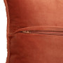Coussin bouclette soana terracotta 45x45 cm