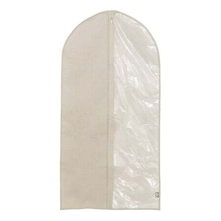 Housse de rangement pour vêtement 115x58 cm dressy+ beige