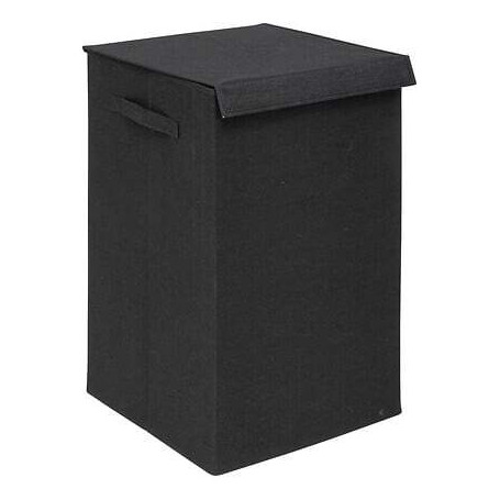 Panier à linge 74l noir