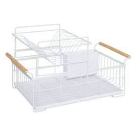 Egouttoir 2 niveaux blanc