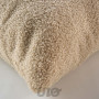 Coussin bouclette Wooly beige