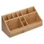 Organisateur à accessoires maquillage bambou
