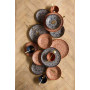 Assiette plate Inès terracotta