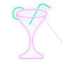 Néon LED mural cocktail