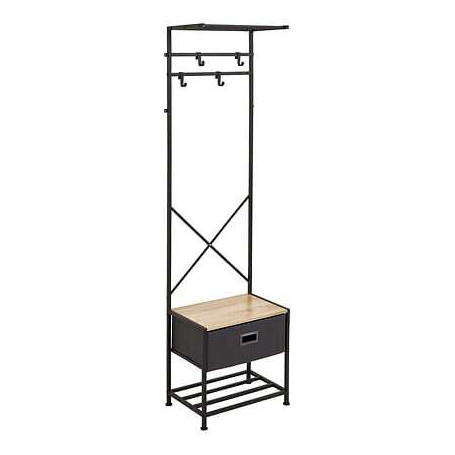 Vestiaire 4 tiges Tissa gris