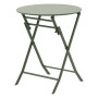 Table ronde pliante Greensboro + 2 chaises laurier