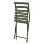 Table ronde pliante Greensboro + 2 chaises laurier