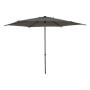 Parasol droit Soya 2,7 m inclinable café