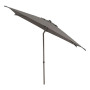 Parasol droit Soya 2,7 m inclinable café