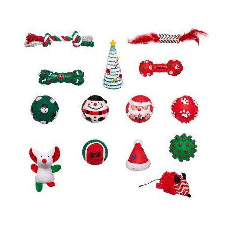 Chien : jouet de noel pour animaux