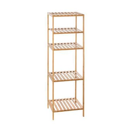 Etagère 4 cases bambou naturel