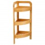 Etagère d'angle 3 niveaux bambou