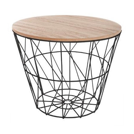 Table d'appoint Kumi noir