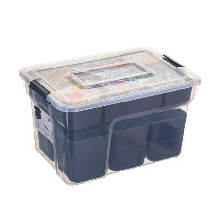 Boîte de rangement à compartiments Samba 8l