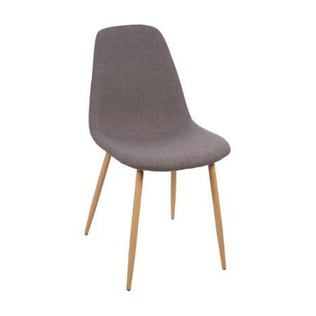 Chaise Roka gris foncé