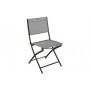Chaise pliante Modula galet-graphite