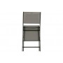 Chaise pliante Modula galet-graphite