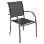 Fauteuil de jardin Piazza anthracite-graphite