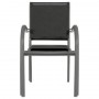 Fauteuil de jardin Piazza anthracite-graphite