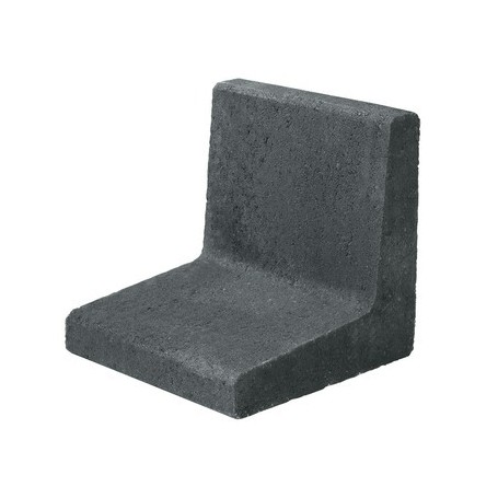L en beton 40x40x30 cm anthracite